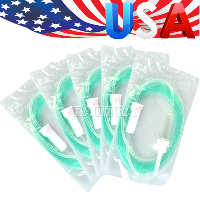 1-100X Disposable Dental Irrigation Tube Tubing Fit Implant motors 291cm US