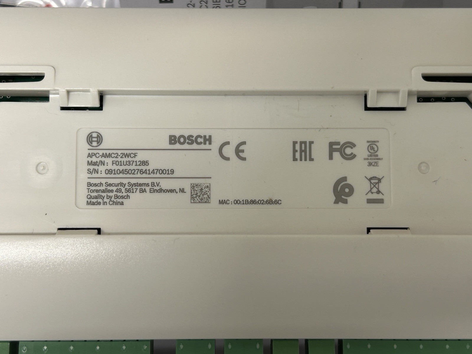 Bosch APC-AMC2-2WCF Access Modular Controller 2-Reader WI Door Controller