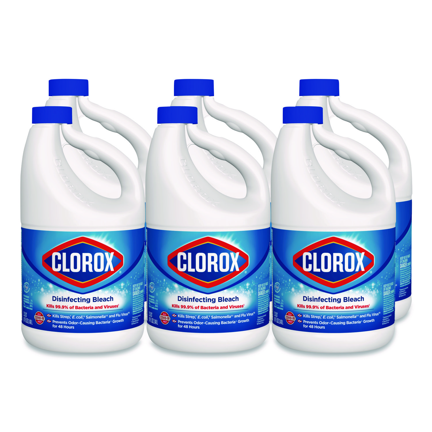 REGULAR BLEACH WITH CLOROMAX TECHNOLOGY, 81 OZ BOTTLE, 6/CARTON