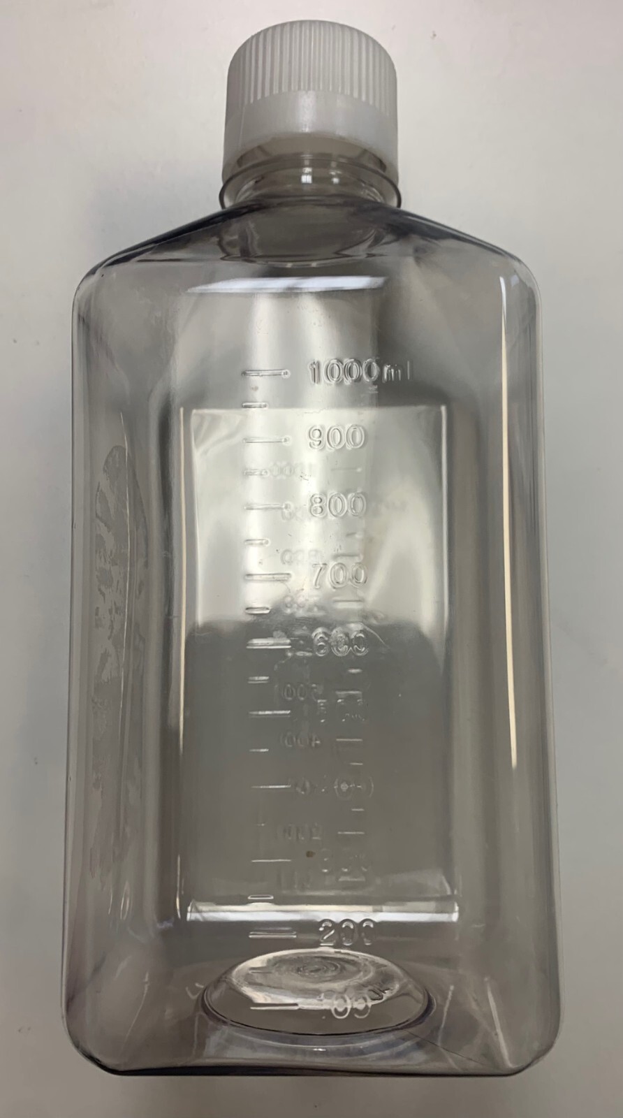 1000mL PET plastic bottle, Square, non-Sterile