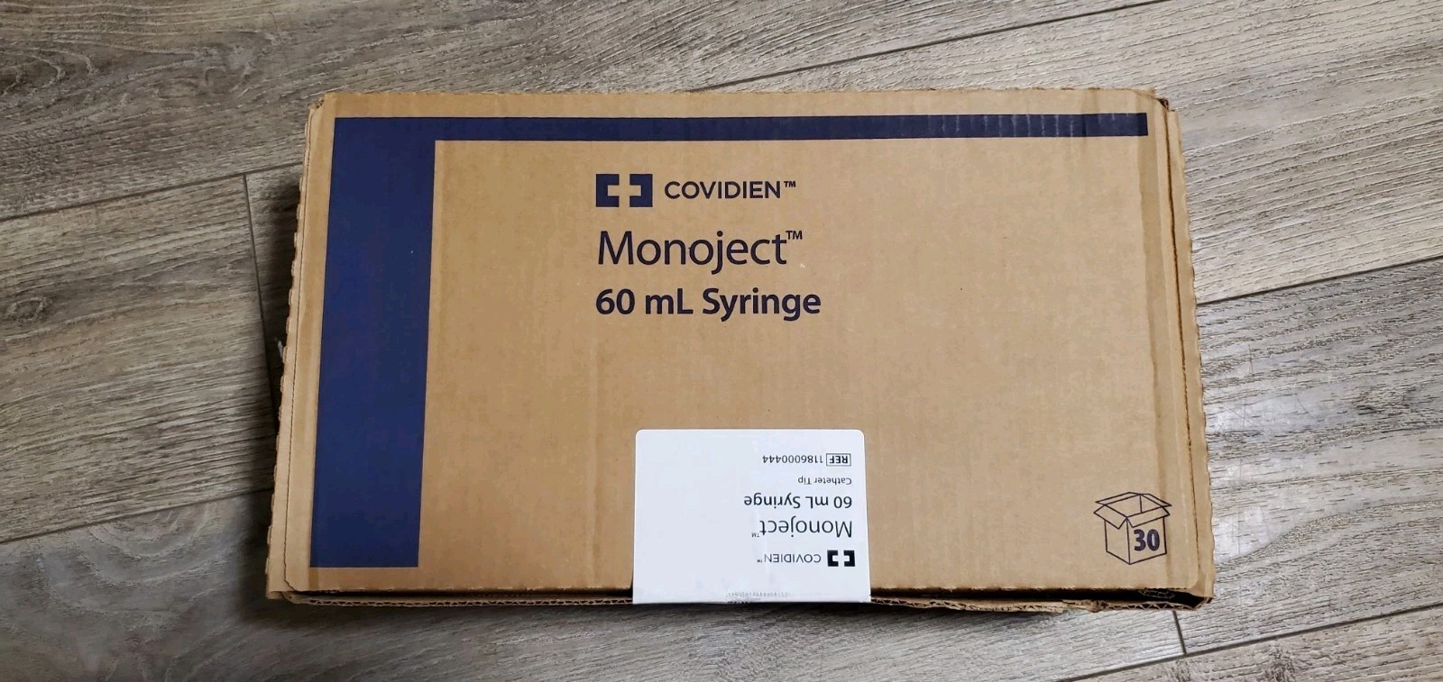 Box of 30 Coviden Monoject 60mL Syringe Epoxy Resin Measuring Lab Art Craft LOT