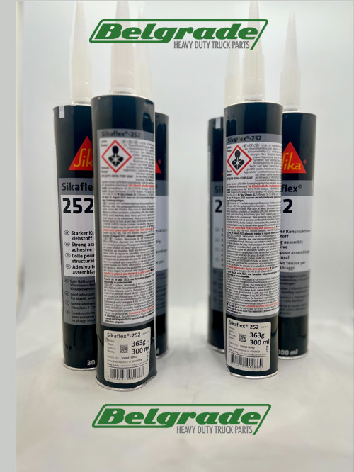 (6pk) Sikaflex-252-521 White Adhesive and Sealant 10.3 fl. oz Tubes 017-90915