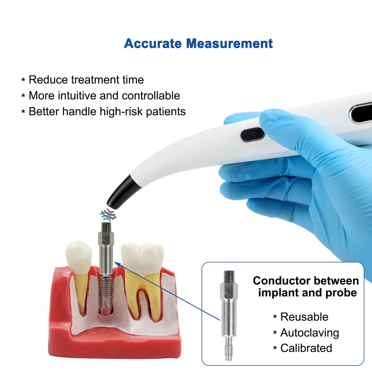 Dental Ortho Composite Ceramic Lingual Buttons for Bondable Round Base