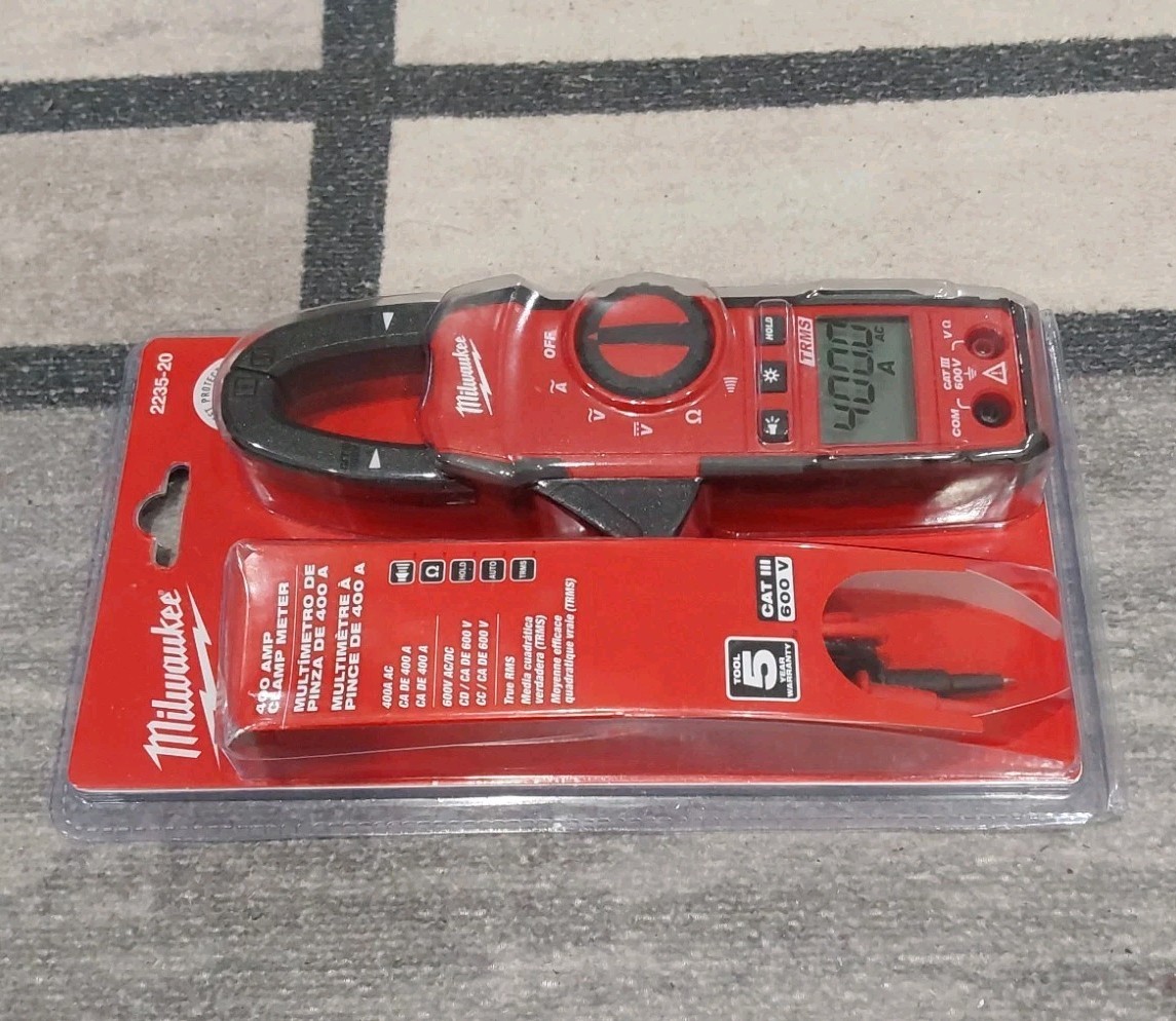 Milwaukee 400A Clamp Meter 2235-20 *NEW/Factory Sealed* F2