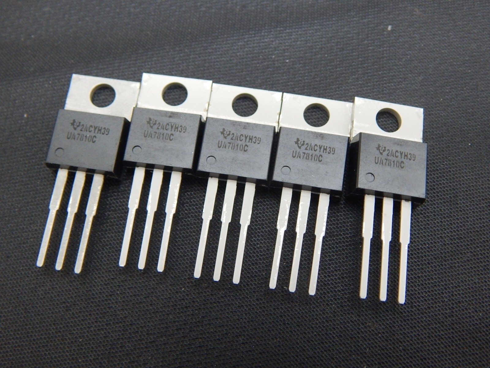 5X TI UA7810C 10V VOLTAGE REGULATOR IC TO-220 – USA SELLER FAST SHIPPING