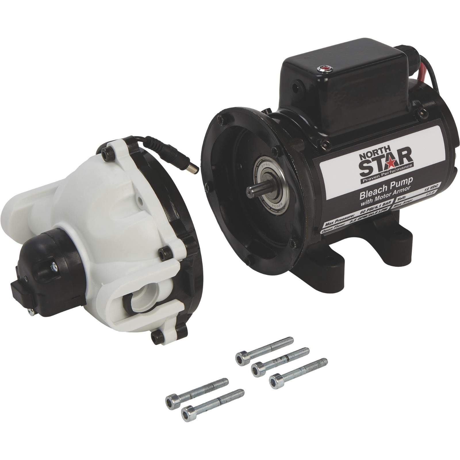 NorthStar 5.5 GPM Soft Wash and Disinfectant Bleach Pump With Motor Armor