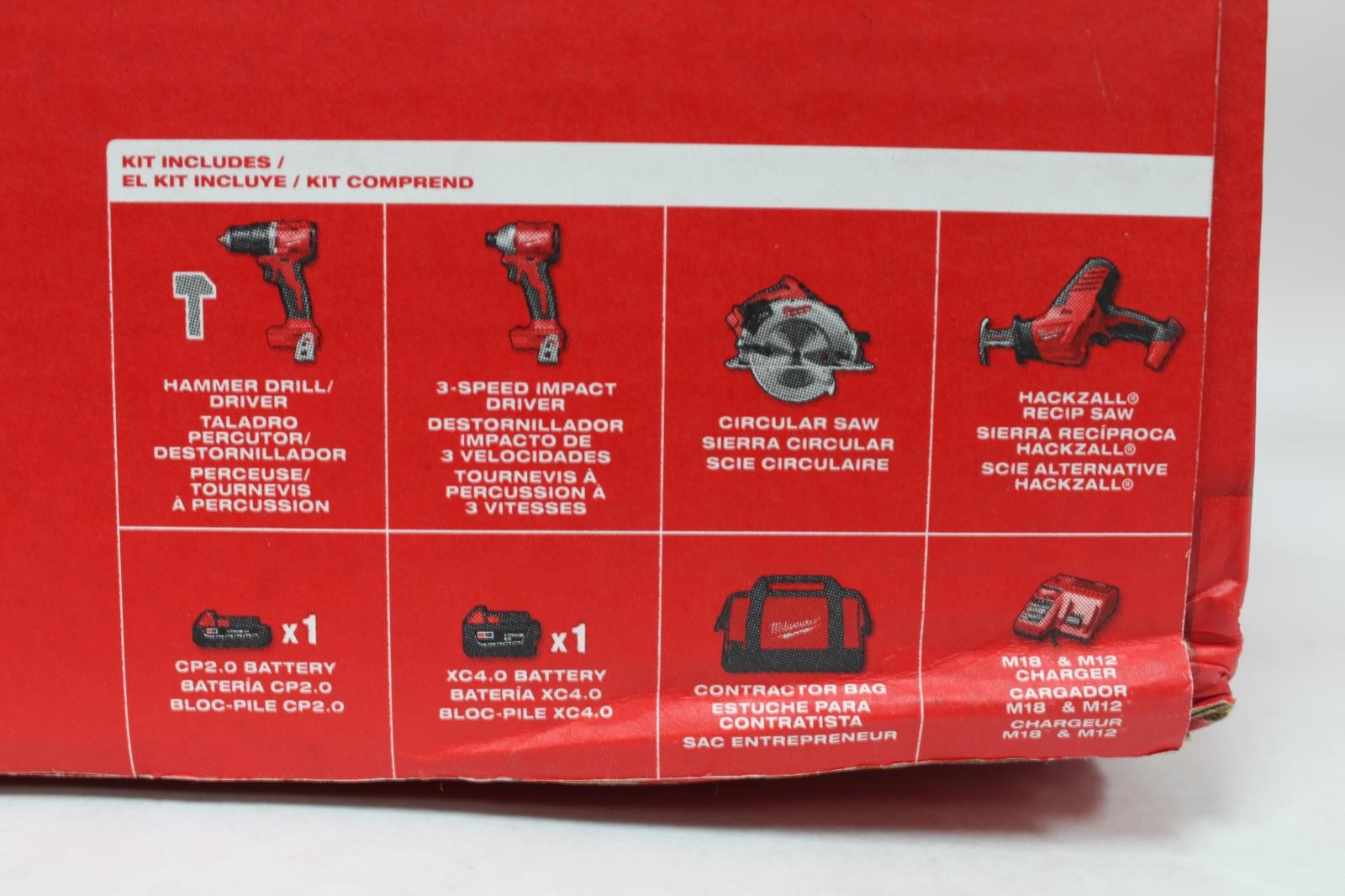 Milwaukee M18 18 Volt Brushless Cordless 4-Tool Combo Kit – 3693-24CX