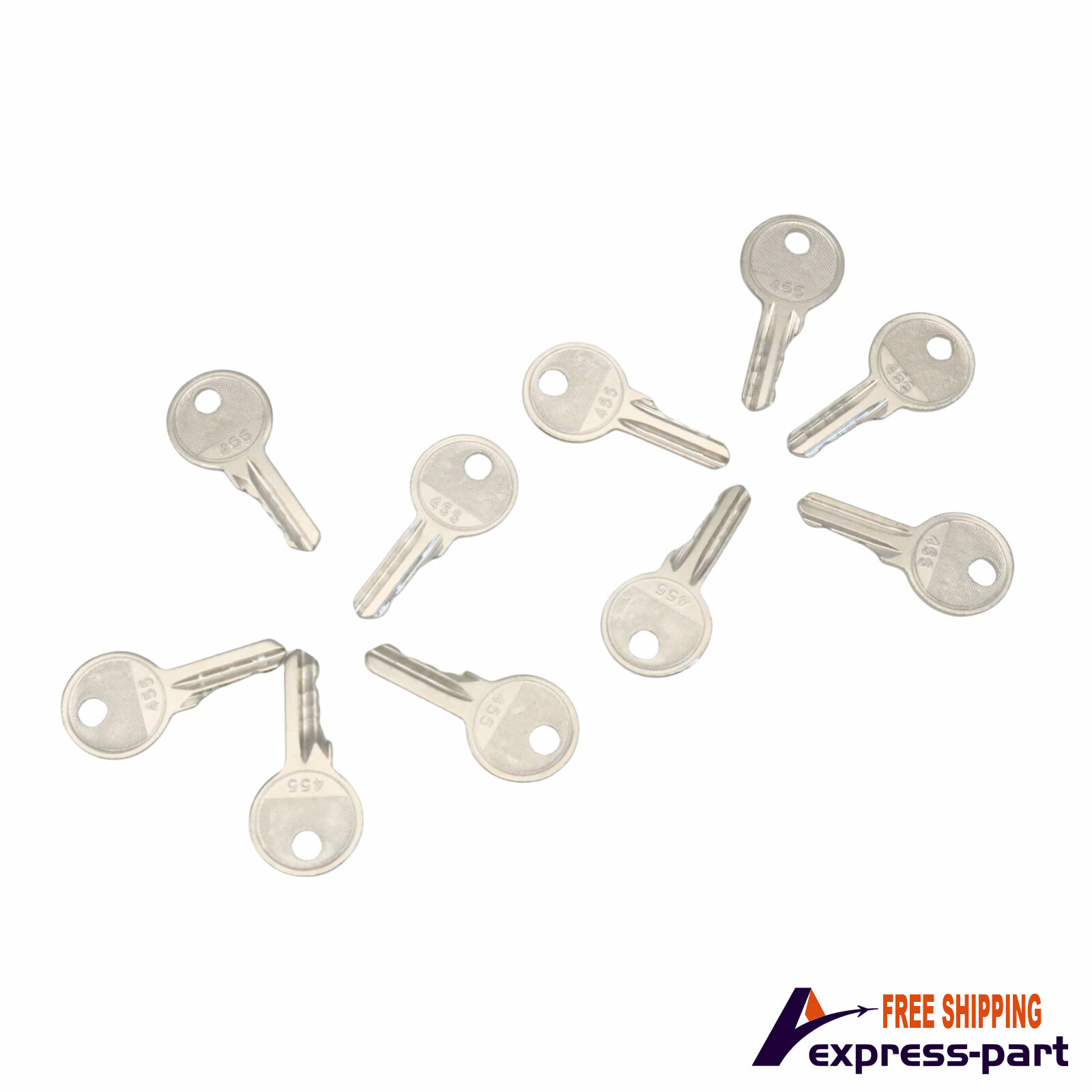 NEW 10 Keys 455 104466 FOR Genie Skyjack Snorkel Terex Vermeer Upright Lifts