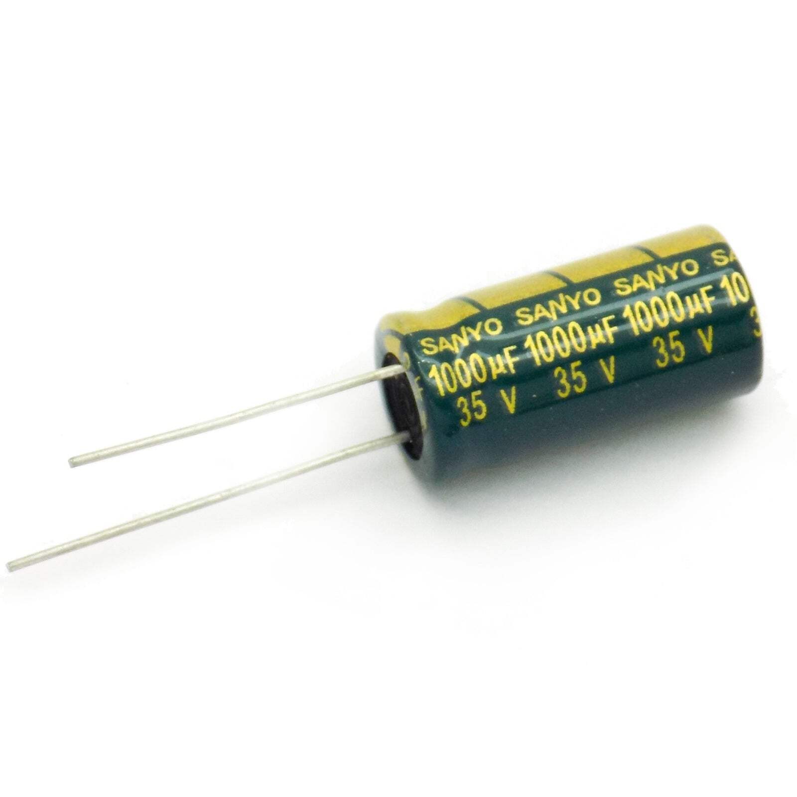 10pcs 1000uF 35V Radial Electrolytic Capacitors Low ESR Lot