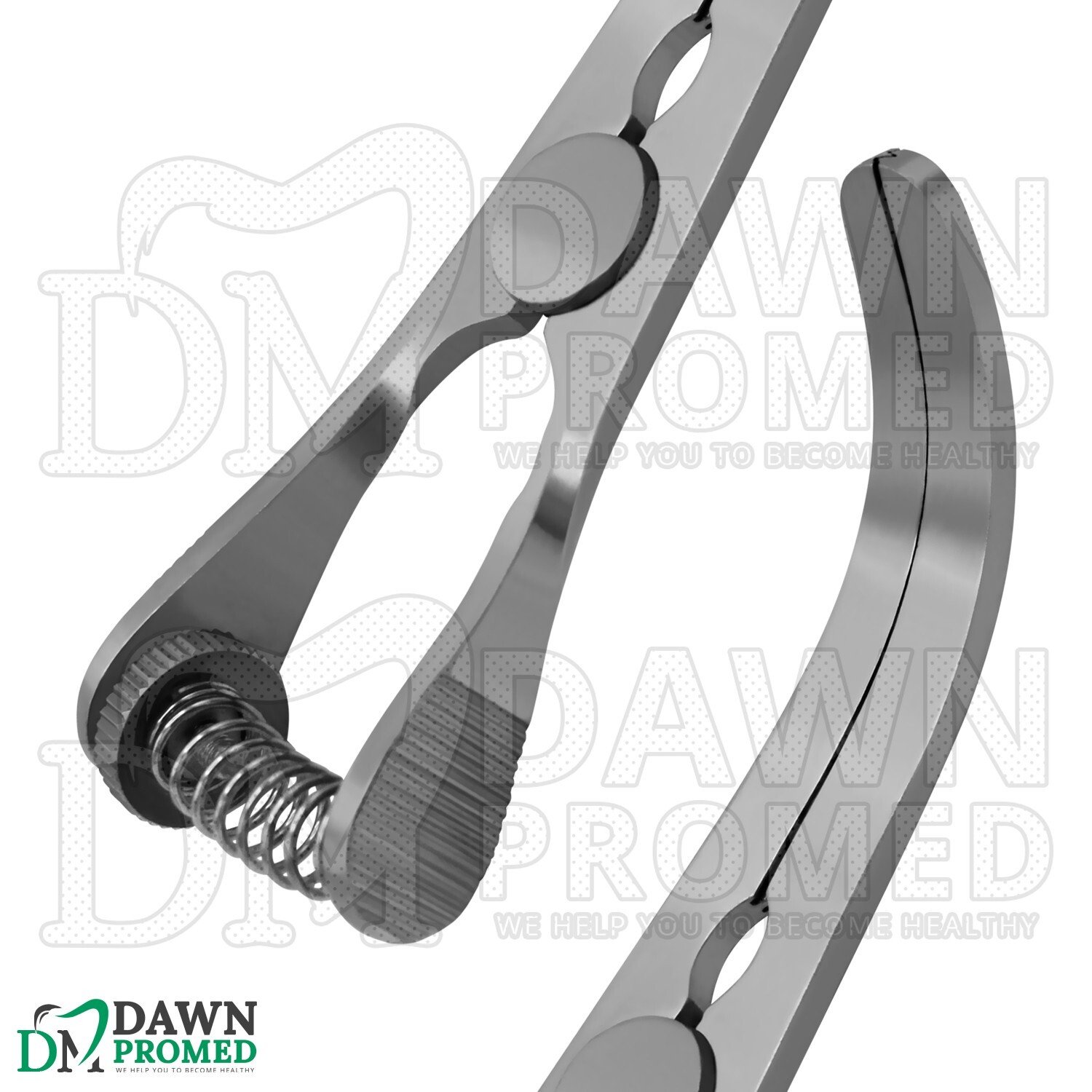 Glover Atraumatic Debakey Bulldog Clamp 3.5” Curved 4cm Jaw Surgical Instrument