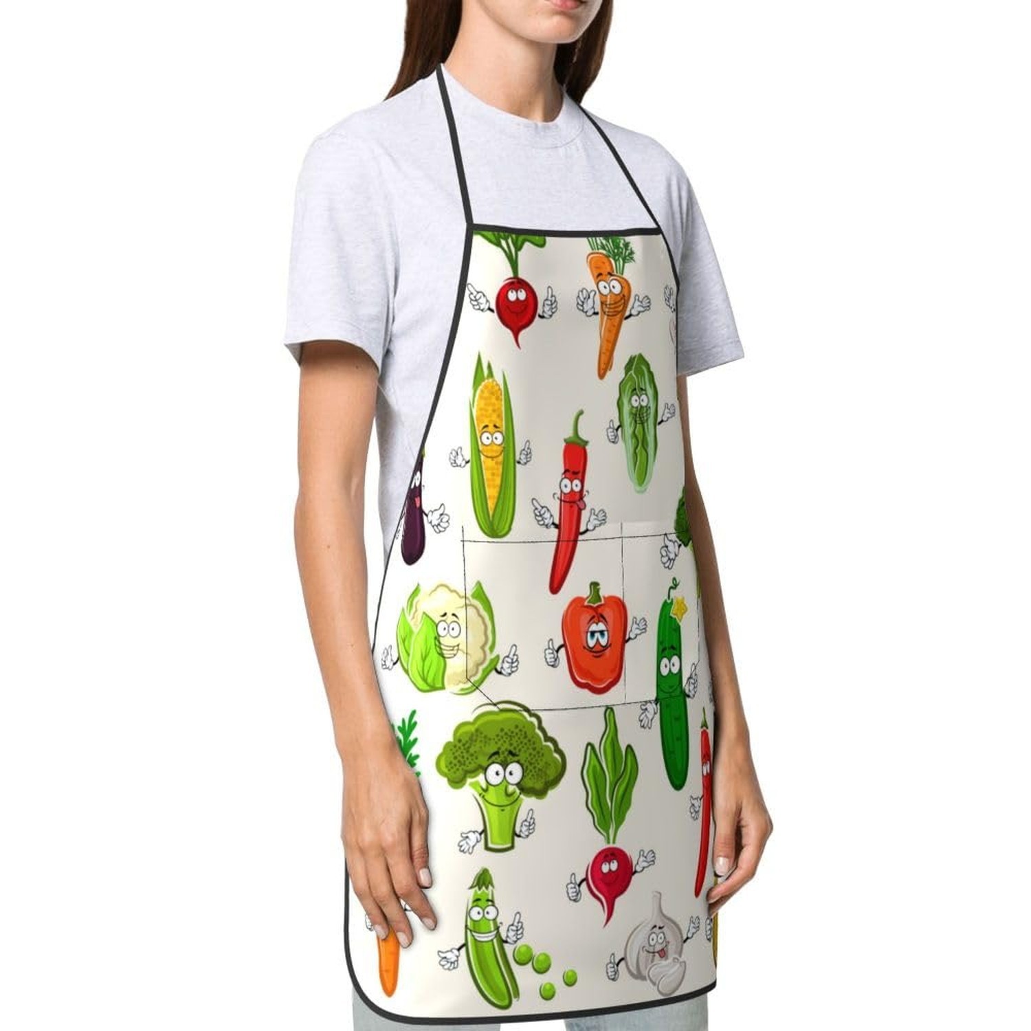 Kitchen Chef Apron With Pockets For Cooking Grilling Bbq Painting Women Men A…