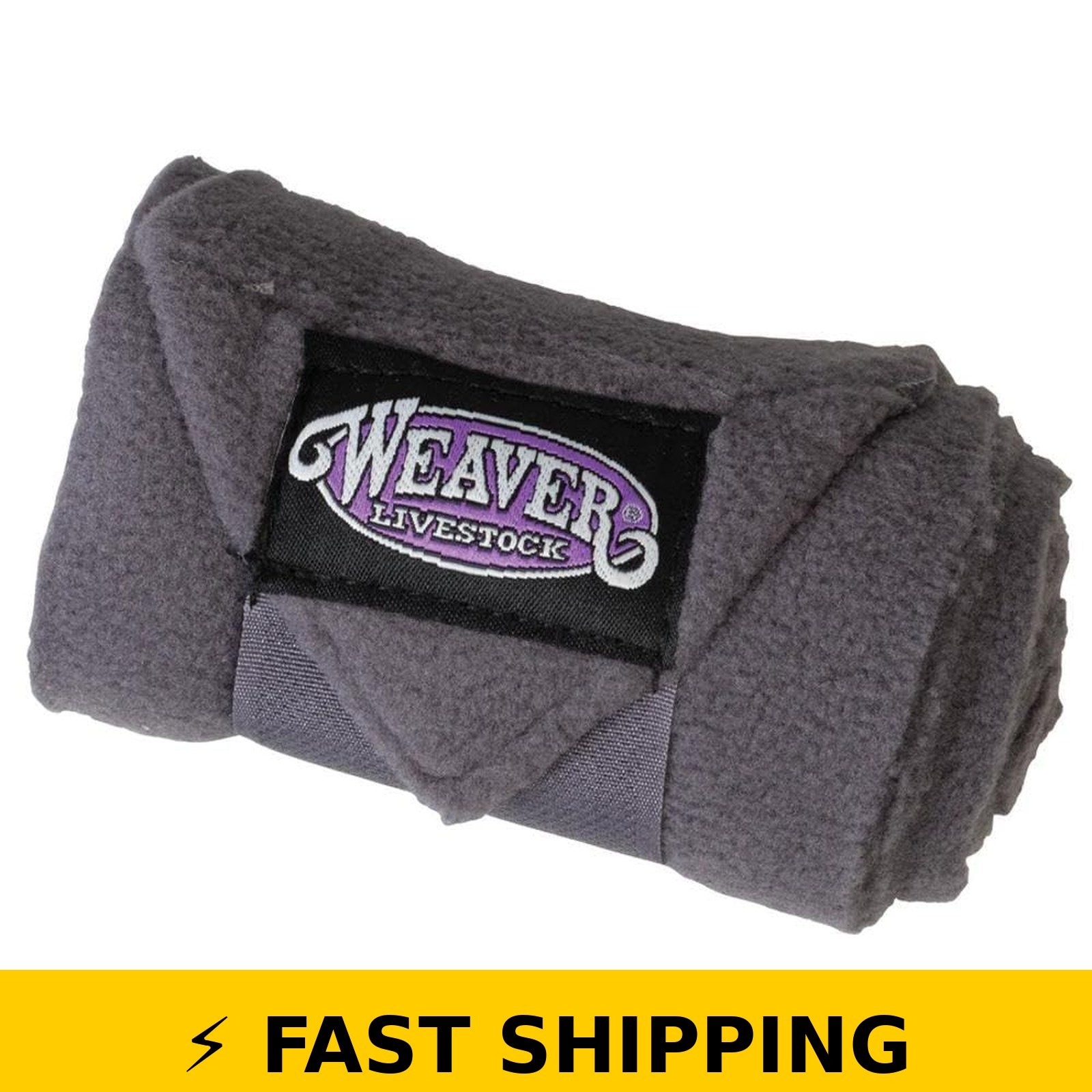 Weaver Livestock Sheep & Goat Fleece Leg Wraps, Four-Pack, Steel
