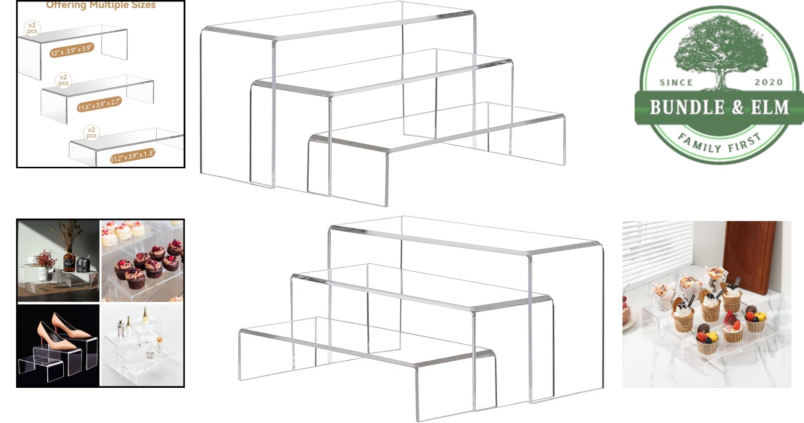 Easy Maintenance Acrylic Display Stands, No Assembly Required for Convenience