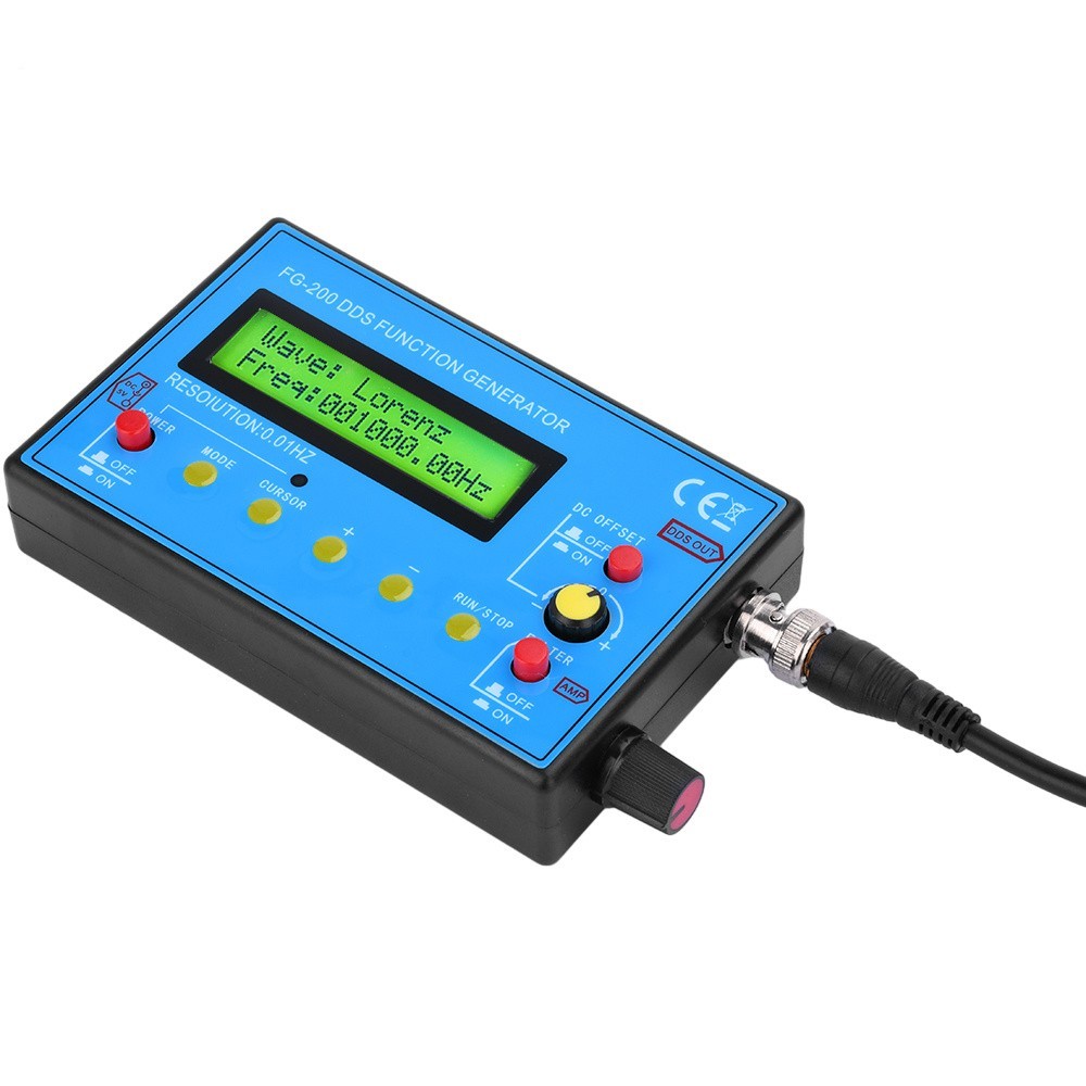 FG-200 0.01Hz-500KHz DDS Function Signal Generator Frequency Signal Counter