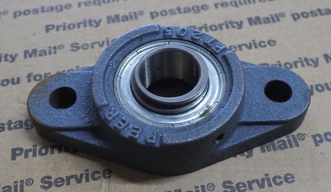 Two-Bolt Flange Solid Housing Cast Iron FT205 w/fh-205-16 bearing ID 1″ NOS BX41