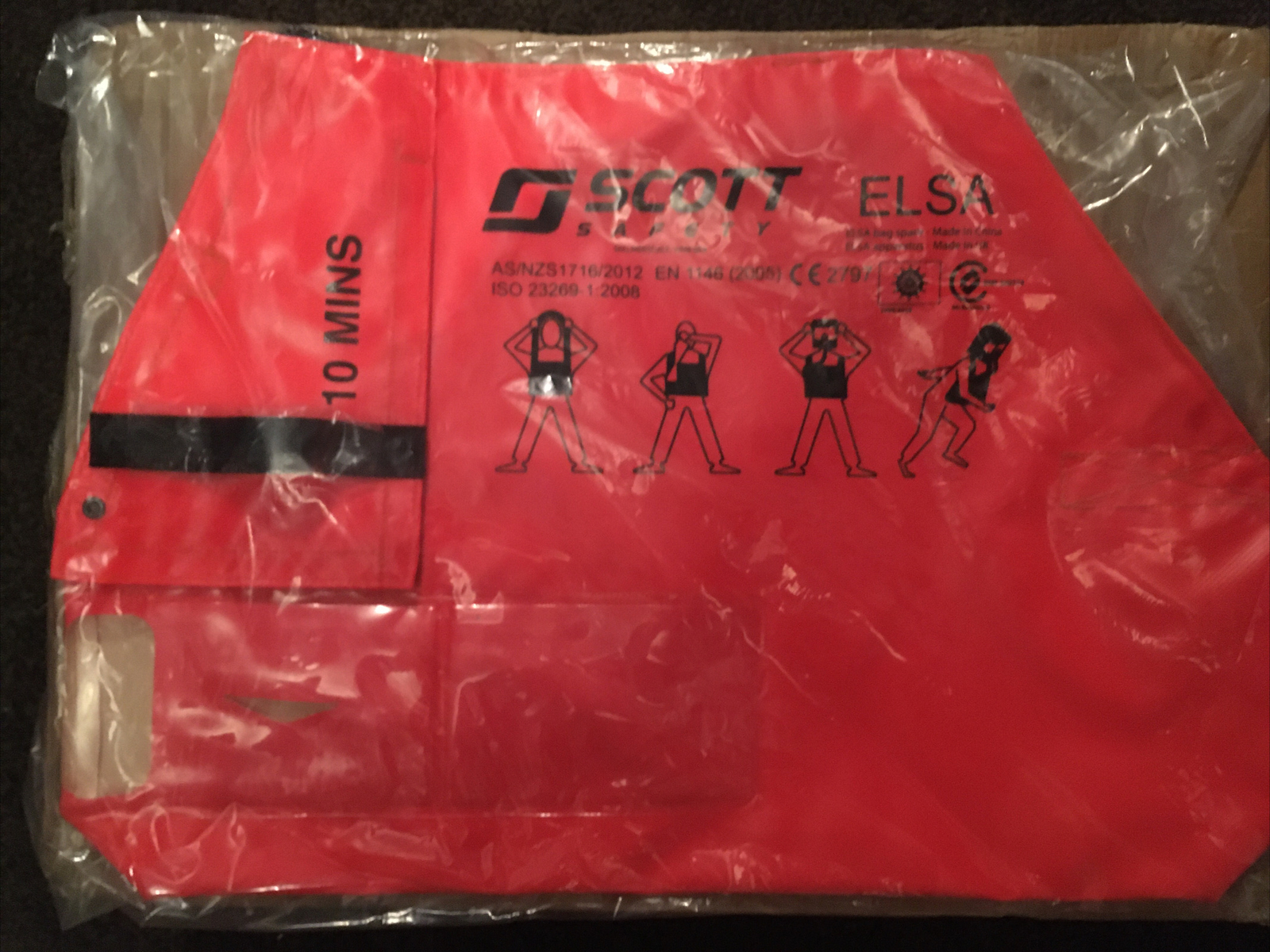 3M Scott Safety SPARE 10Min Cylinder Bag ELSA 2000 Evacuation Escape Rescue SCBA