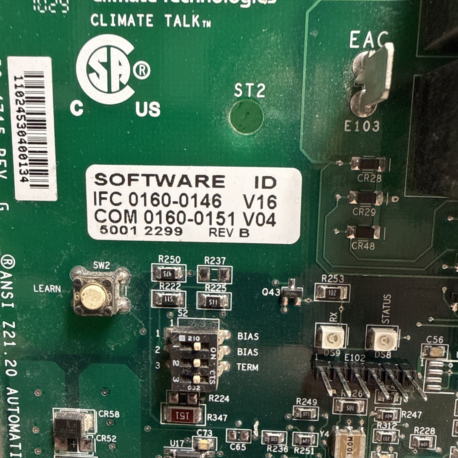Goodman Amana White Rodgers PCBKF101 Furnace Control Circuit Board 50C51-289