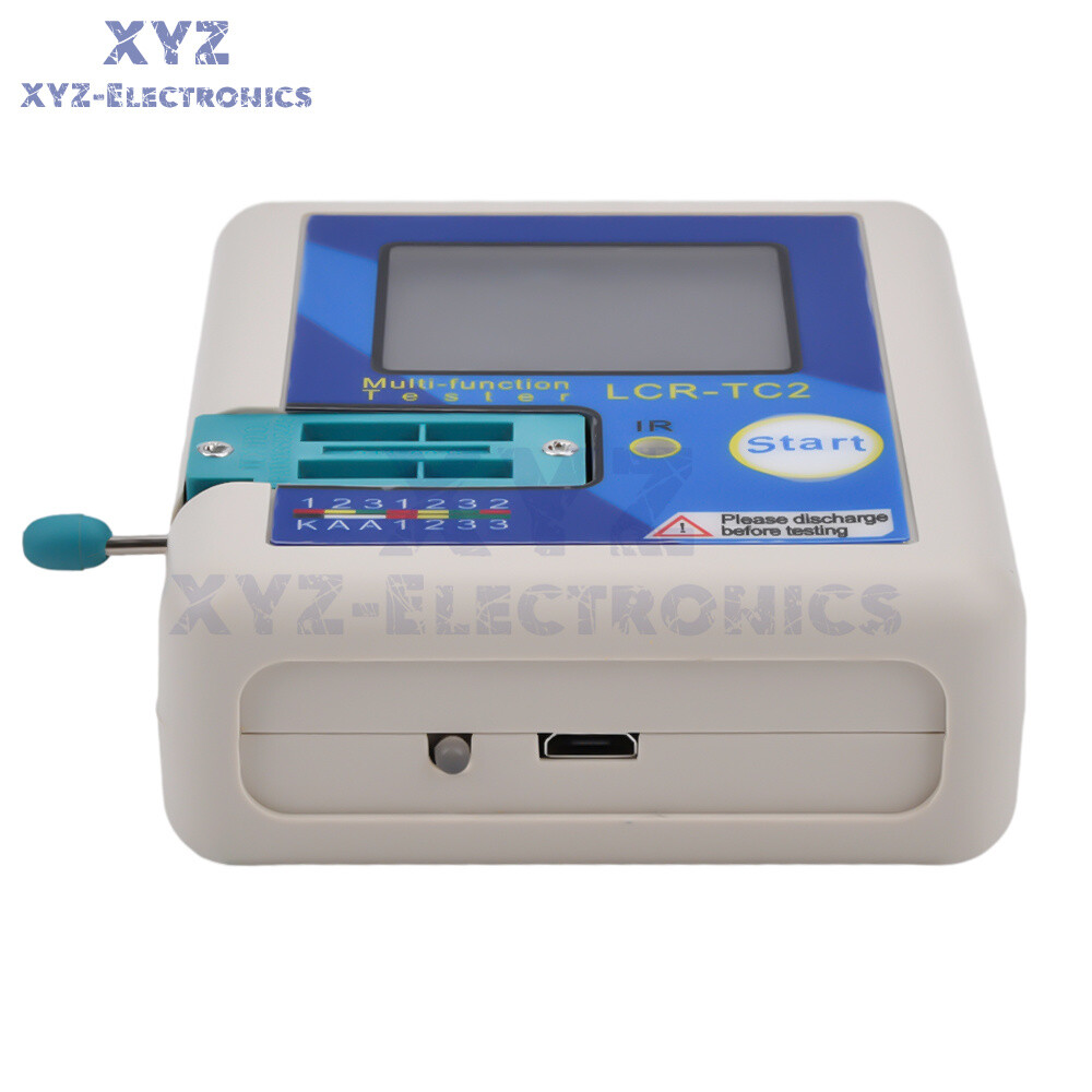 LCR-TC2 Transistor Tester High-precision Upgraded Version V3.1E with Cable Kit