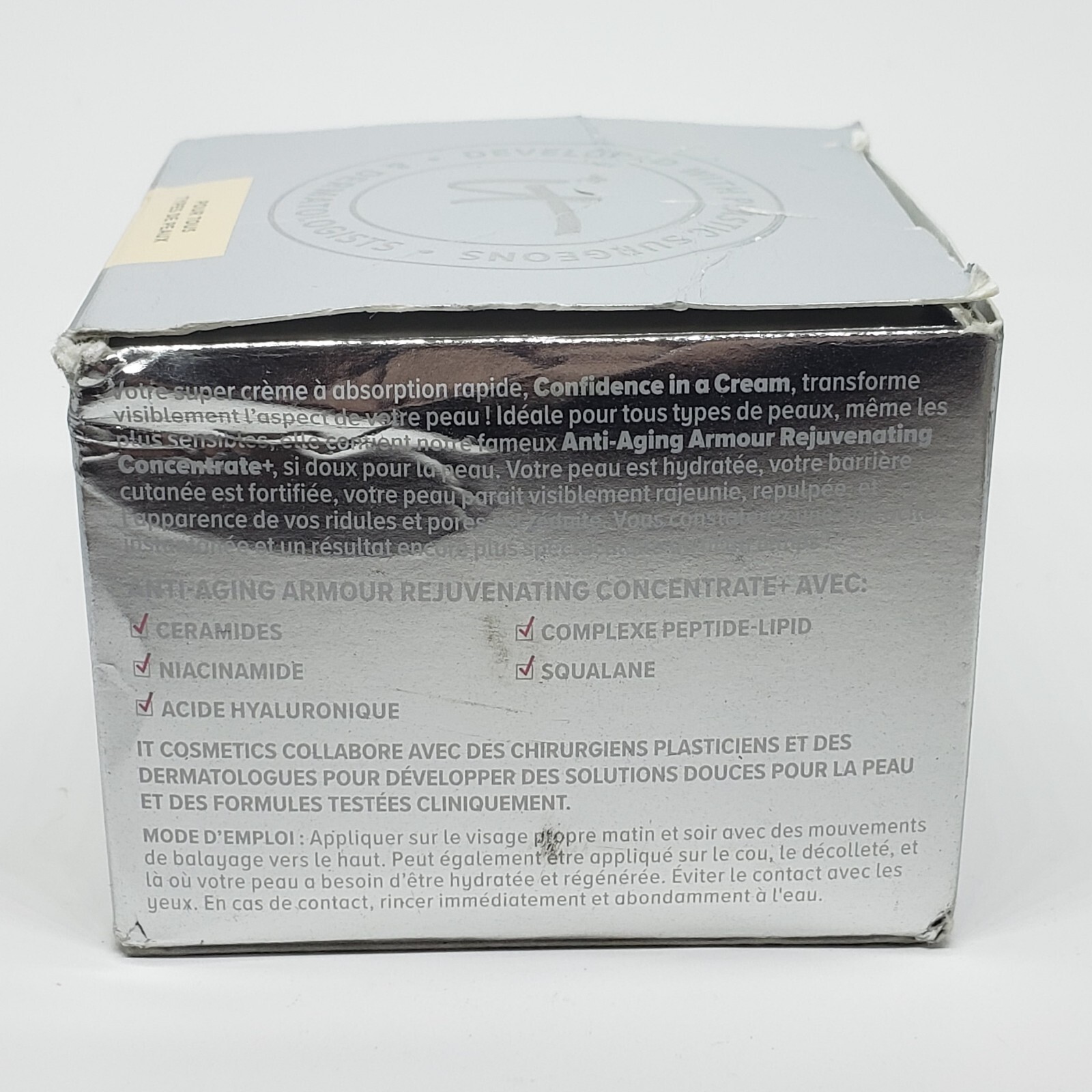 IT Cosmetics Confidence in a CREAM 2oz Moisturizing Anti-Aging Cream NEW