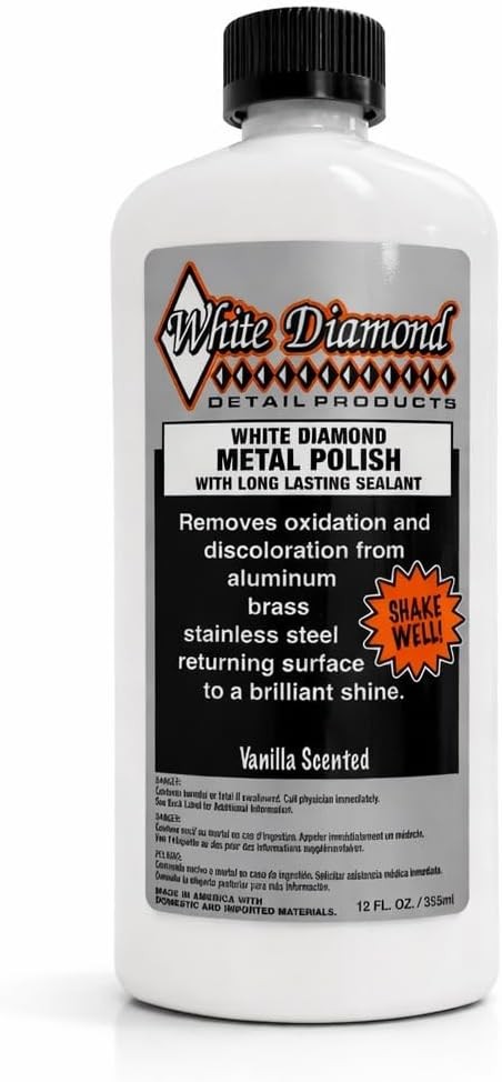 Metal Polish with Long Lasting Sealant, 12 fl oz Removes Oxidation (US Only)