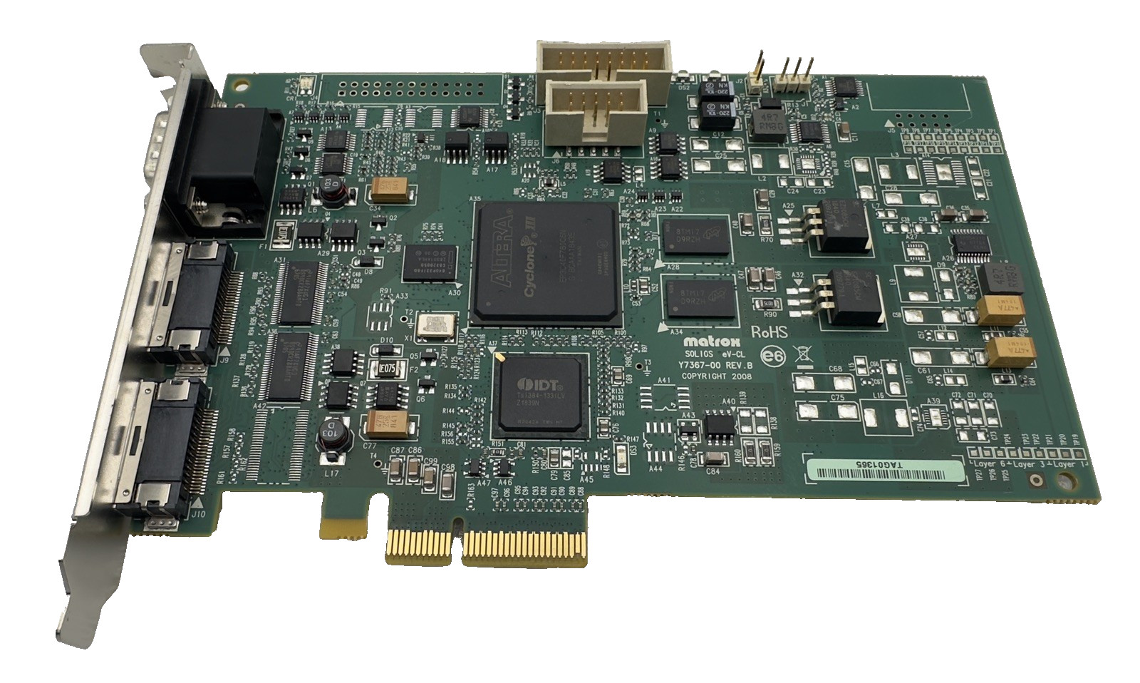 MATROX SOLIOS eV-CL Y7367-00 REV.B, SOL2MEVCLB* – FAST SHIPPING