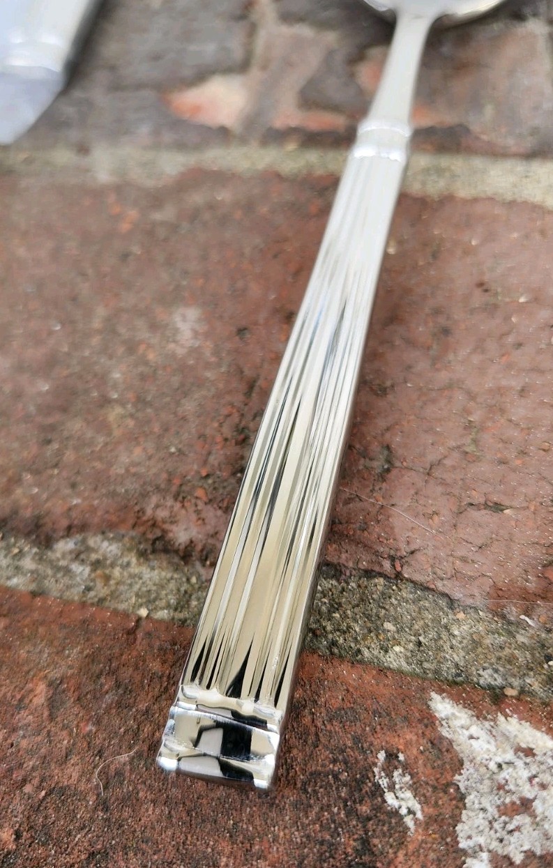 12 Pc Fortessa Doria 7.1″ 18/10 Stainless Steel Extra Heavy Weight Oval Spoons