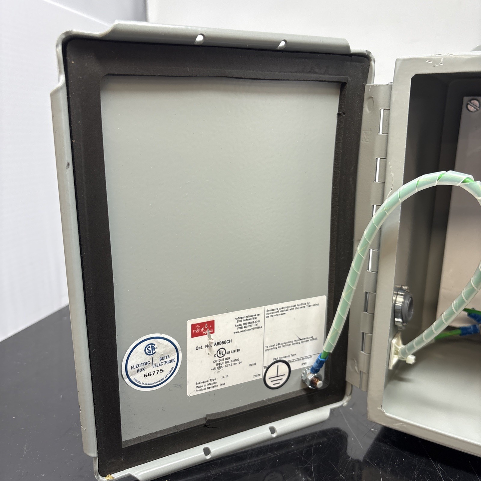 Hoffman A8066CH Used Enclosure Cutout Box 6″ X 6″ X 8″ Nvent