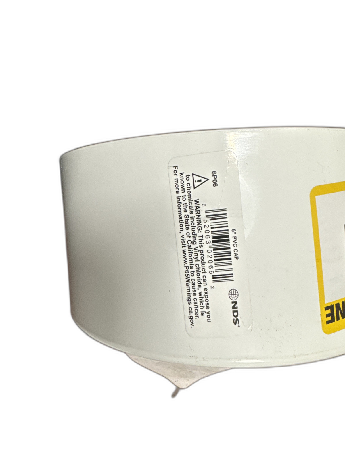 NDS PVC S&D Cap, 6 in.
