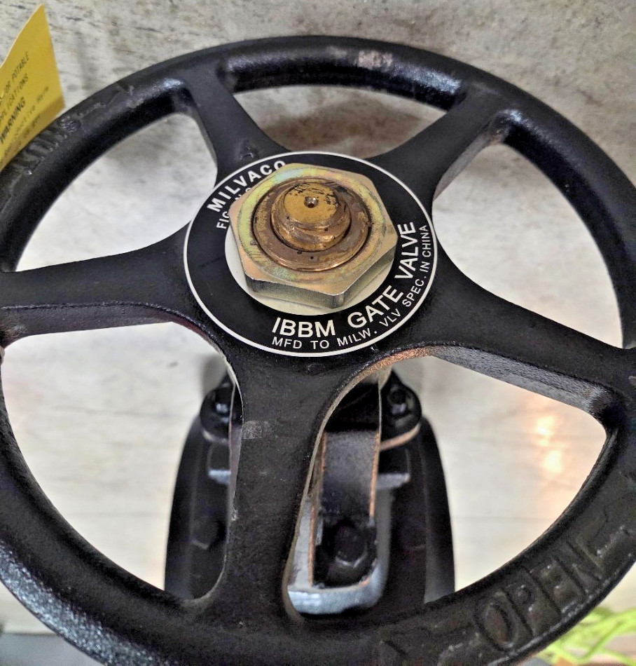Milwaukee Valve 2885-M-4, 4″ Cast Iron Flanged Gate Valve, 125S, 200WOG, B0029