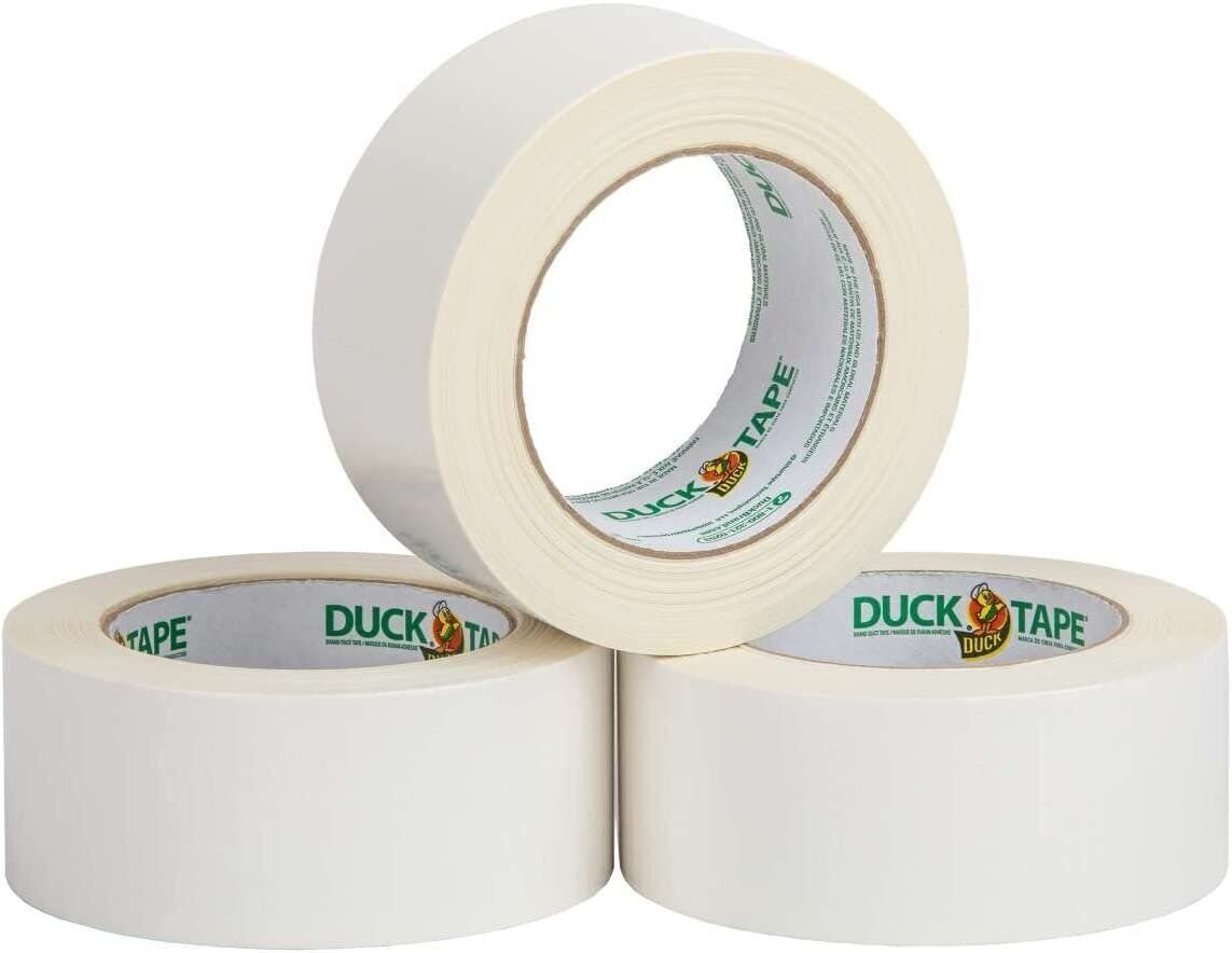 Duck Brand 283264_C Duck Color Duct Tape, 6-Roll, Beige, 6 Rolls