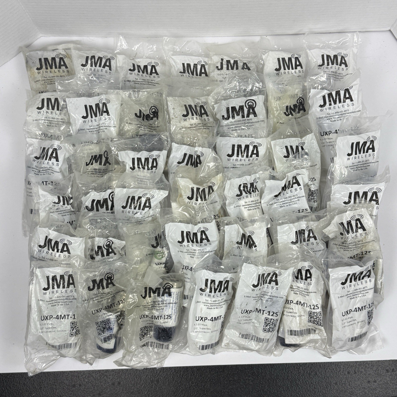 JMA Wireless UXP-4MT-12s Connectors (Lot of 42)