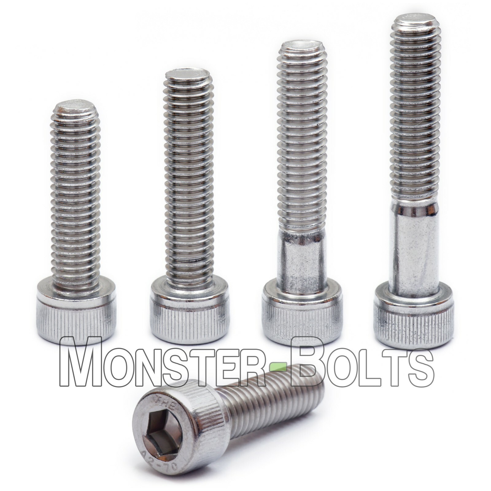 M1.6 Stainless Steel Socket Head Cap Screws A2 / 18-8 Metric DIN 912 0.35 Coarse