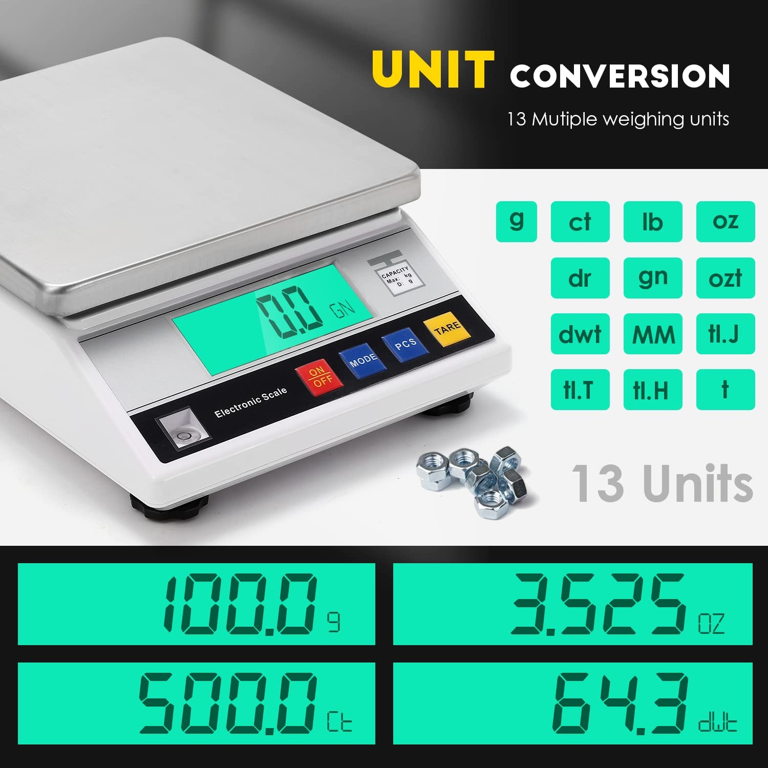 High Precision Scale 10kg 0.1g Digital Accurate Electronic Balance Lab Scale
