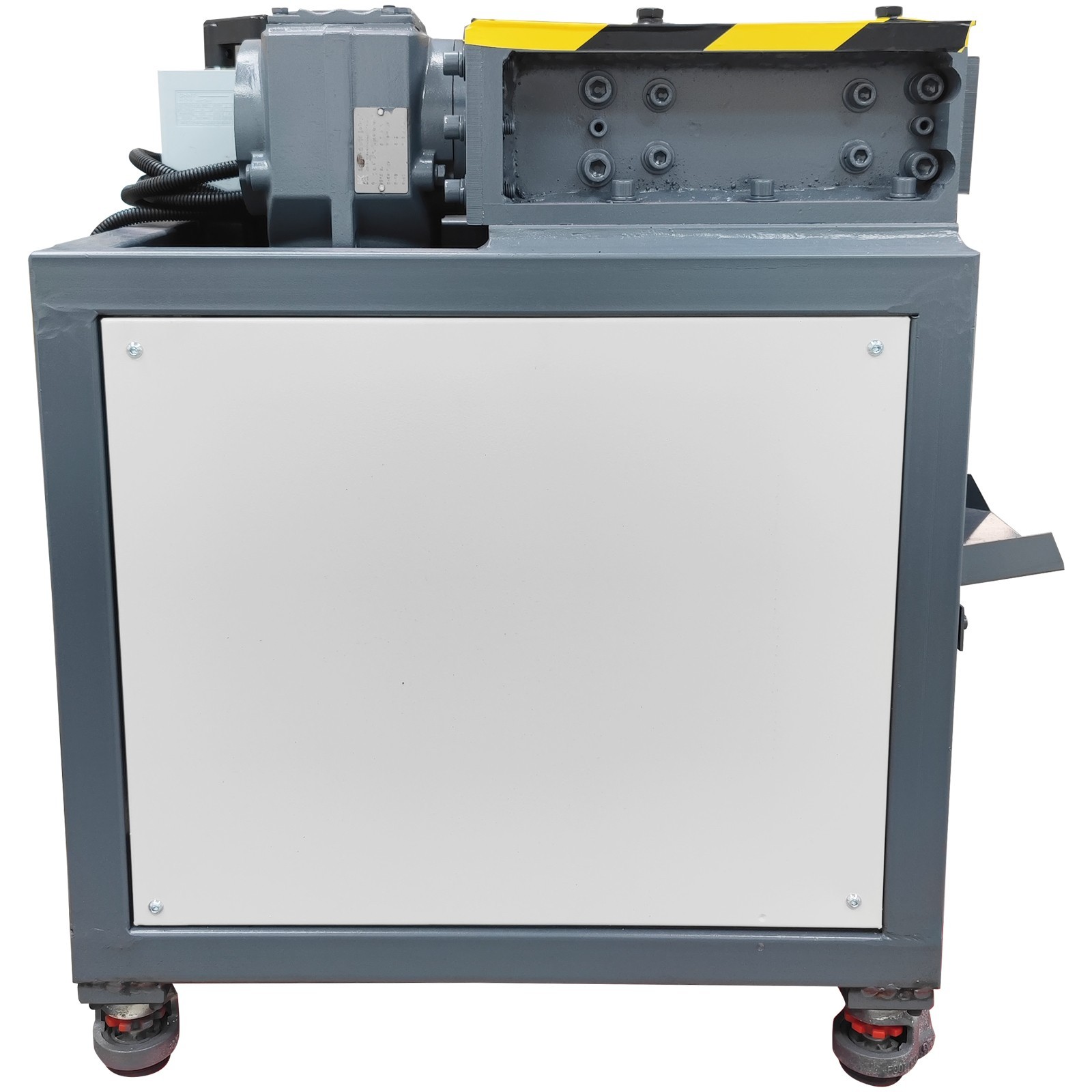 220V 1ph Biaxial Industrial Shredder Metal Wire Plastic Rubber Crushing Machine