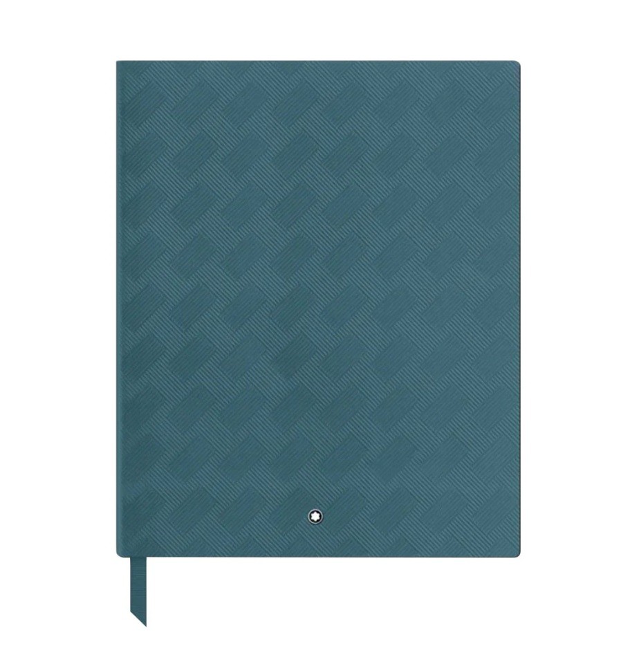 Montblanc Notebook #149 Extrem 3.0 Avio Blue Lined Silver Cut Notebook 134076