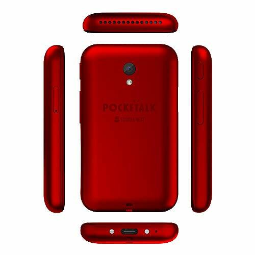 POCKETALK S Translator Global Communication eSIM (2years) 74 languages Red