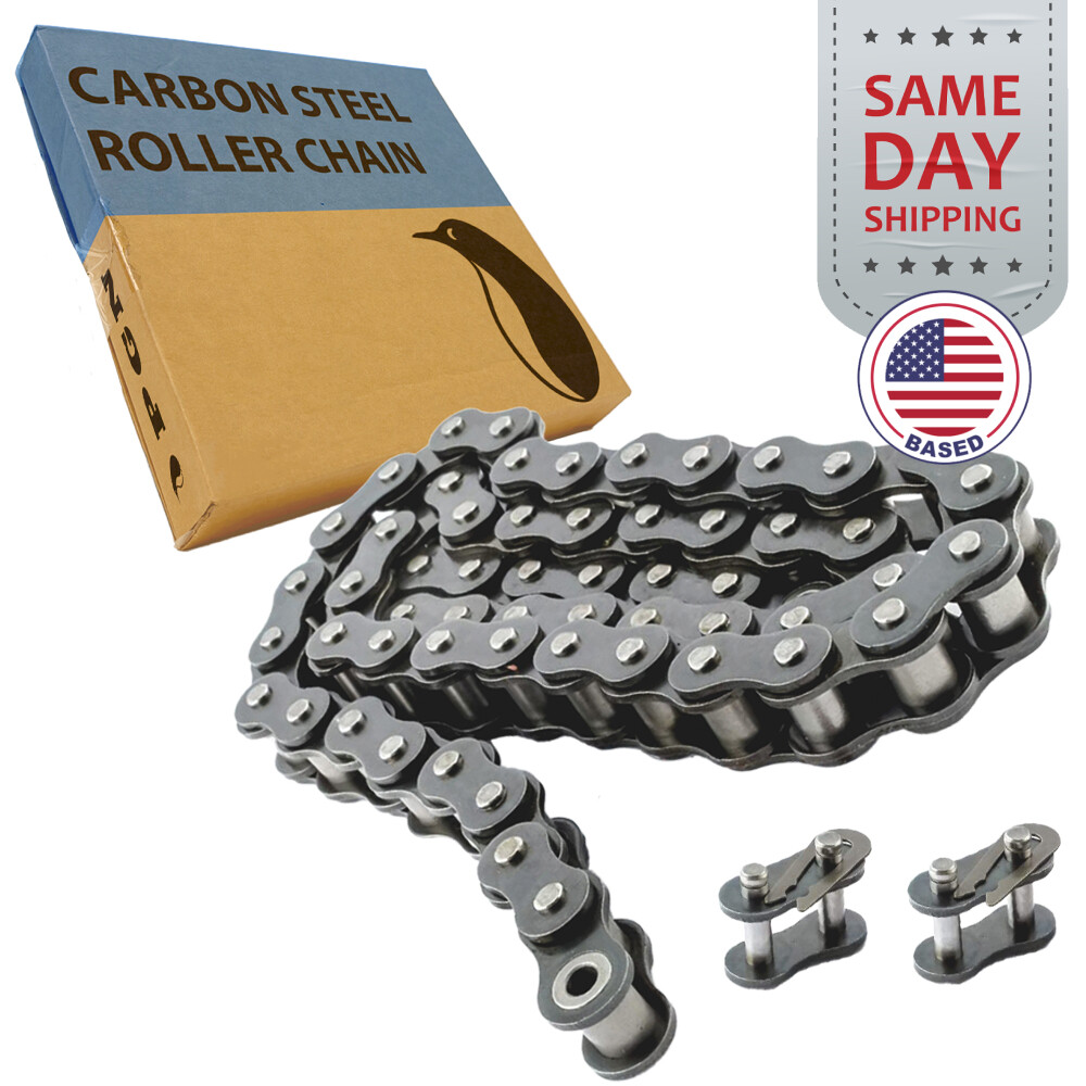 #180 Roller Chain x 10 feet + 2 Connecting Links + Same Day Expedited Shipping