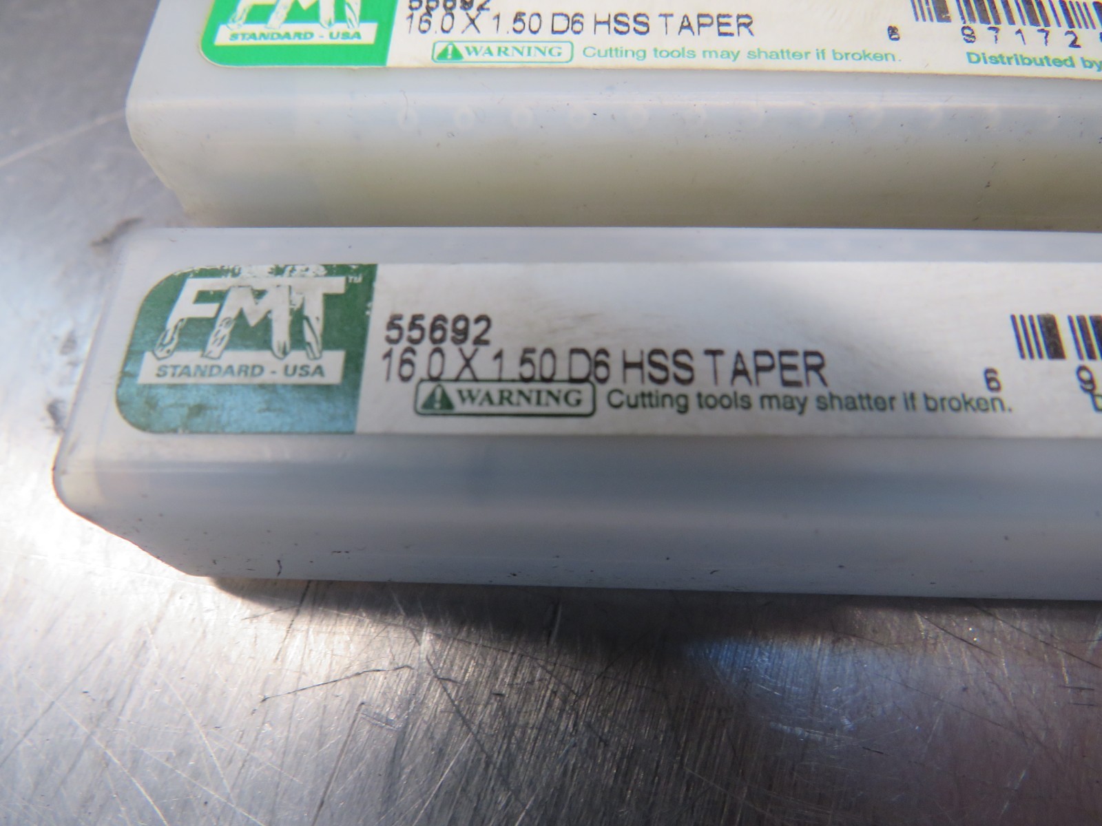 Fastenal 55692 16.0 x 1.50 D6 HSS Taper (Lot of 2)