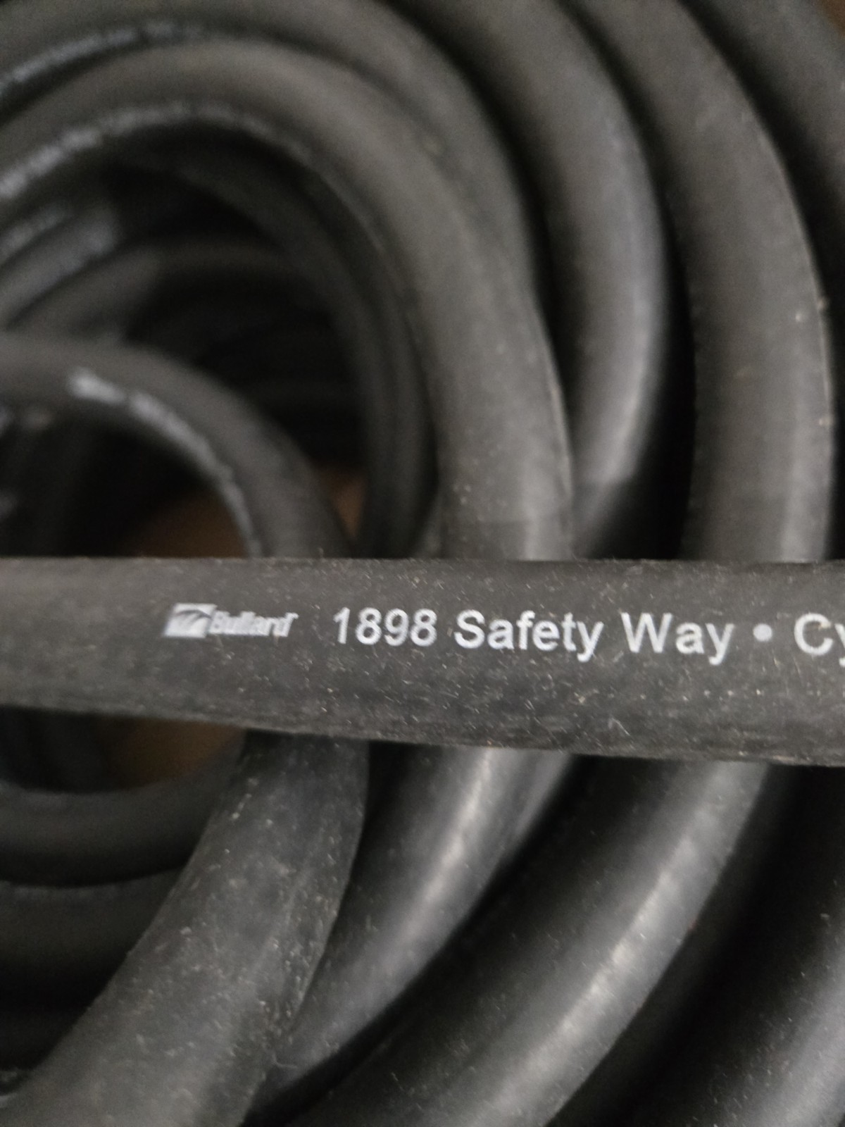 BULLARD AIR SUPPLY HOSE 100′ V10 V-10-100-EXT INTERCHANGE BLACK