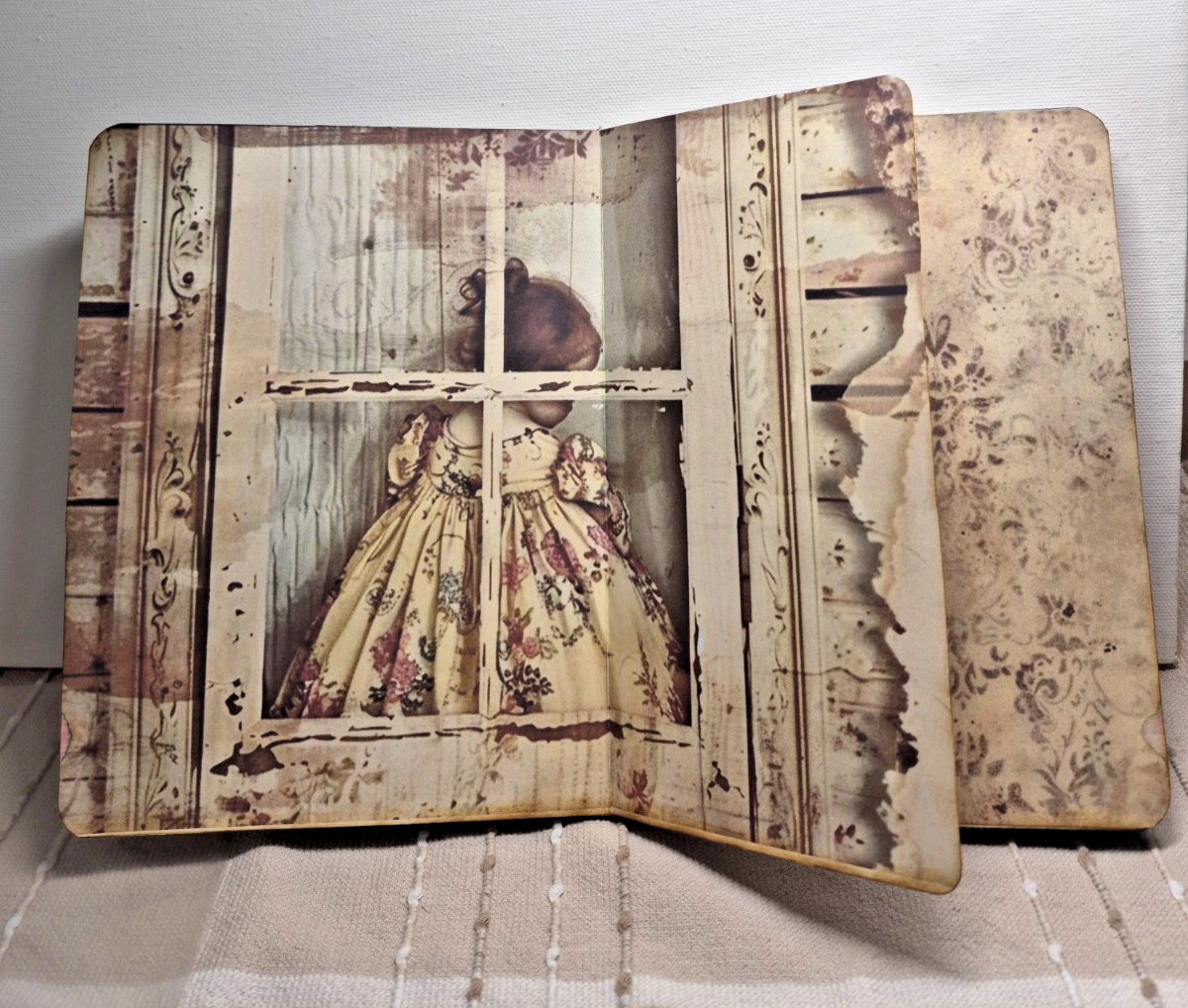 Junk Journal THROUGH THE ATTIC WINDOWS