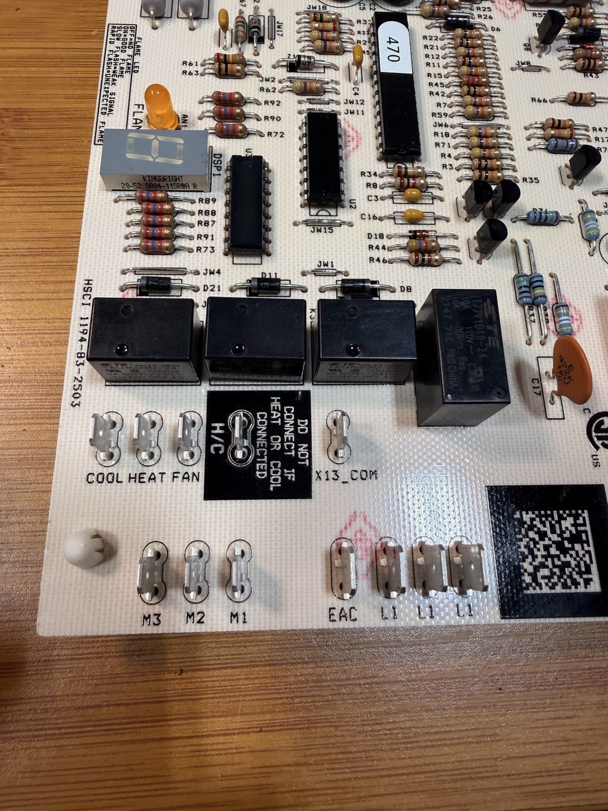 Brand New Protech 62-105217-01-01 OEM Furnace Control Board 1194-250