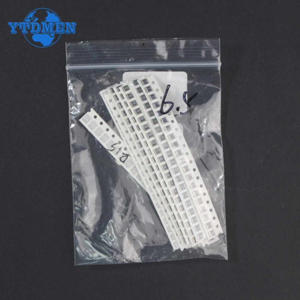 200PCS 1210 SMD Resistor Kit 0.1Ω-0.82Ω 1% Alloy 10 Values Assorted Set Pack