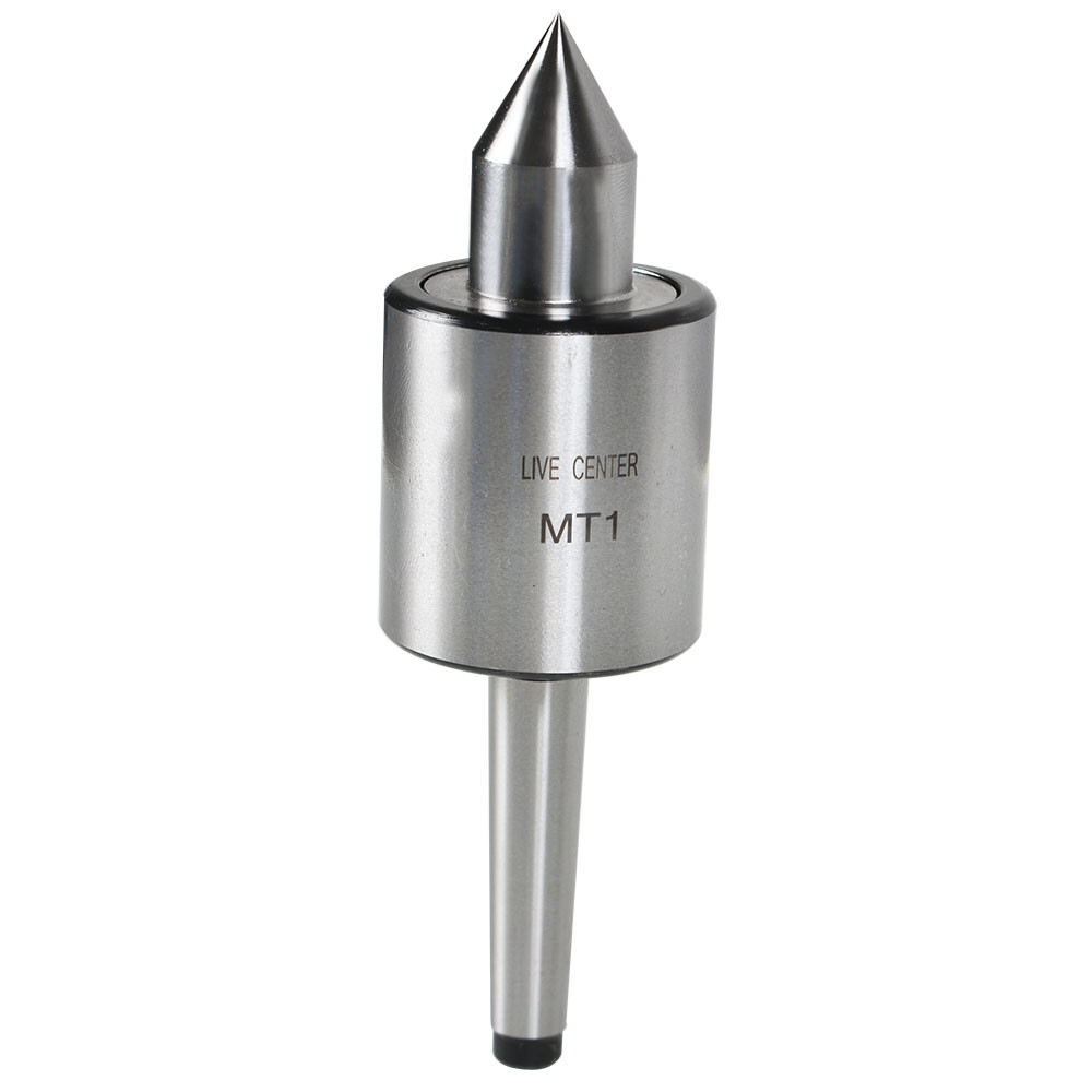 MT1 Live Center #1 Morse Taper 1MT Triple Bearing Lathe Medium Duty