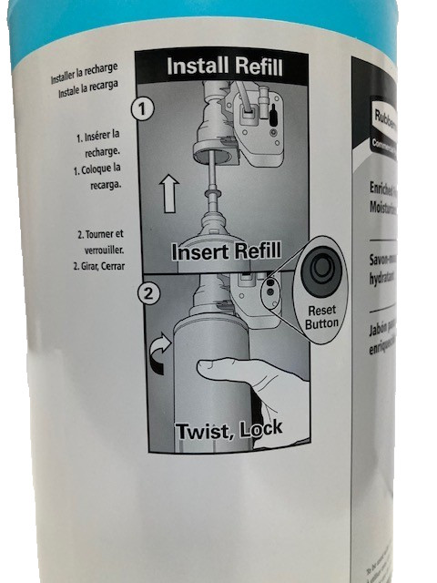 RUBBERMAID COMMERCIAL Hand Soap Series One Shot, 1,600 mL, Foam Pack of 4