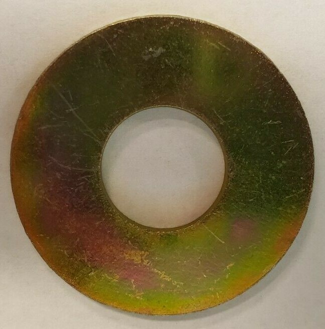 3/8″ USS Flat Washers Thru-Hardened Yellow Zinc