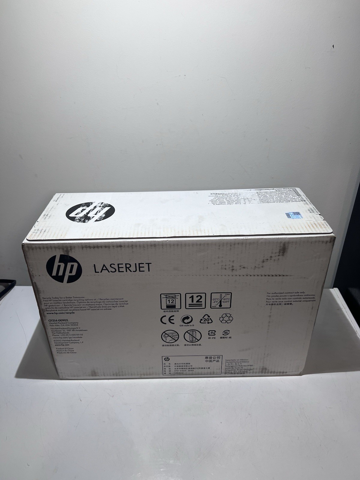 Genuine Hewlett Packard CF214XC Black Toner Cartridge New Sealed Stock