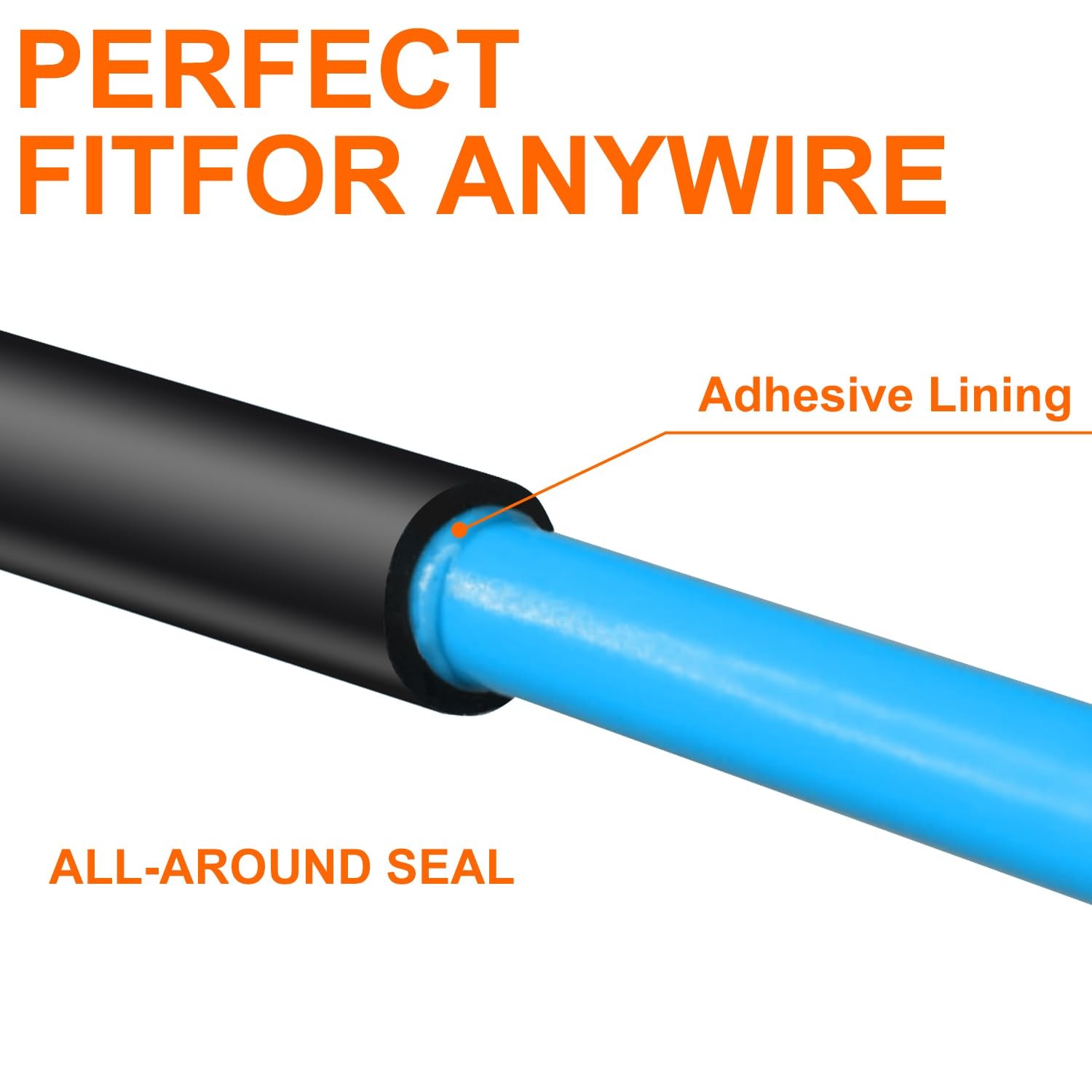 5/8 Inch Heat Shrink Tubing 13ft 31ratio Waterproof Heat Shrink Tubin Adhesive
