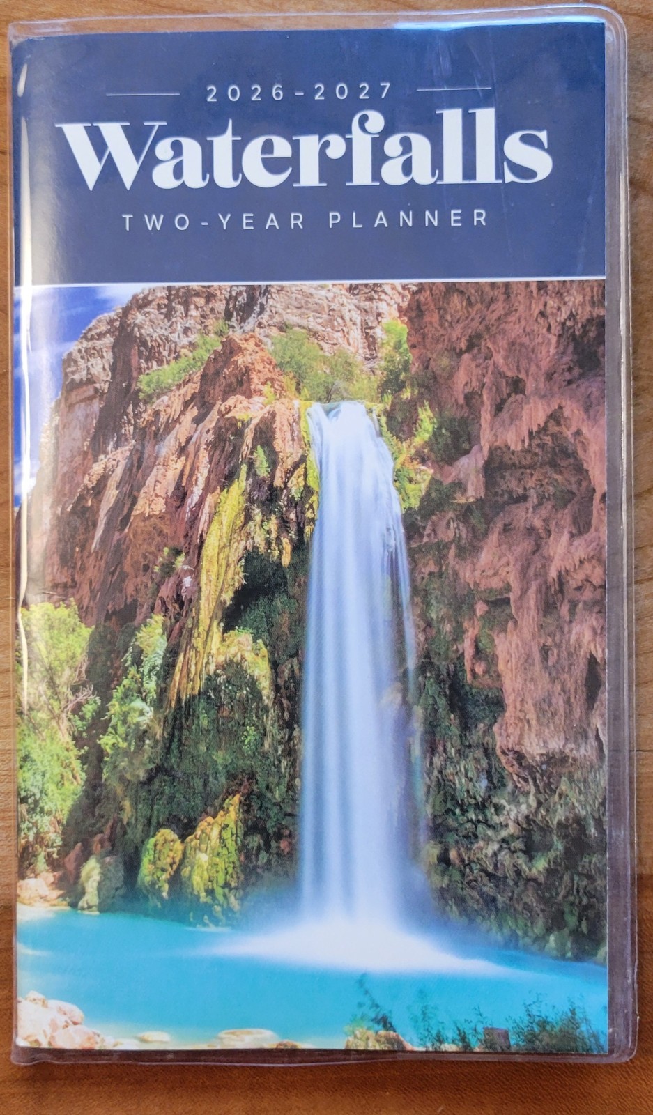 2026-2027 Two Year Pocket Planner In Plastic Cover New Flowers, Psalms Cats etc.