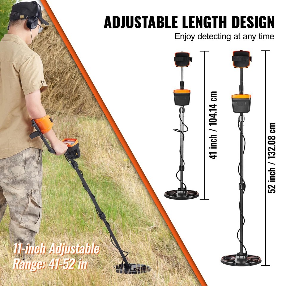 Metal Detector for Adults Professional Gold Detector 10 in IP68 Waterproof