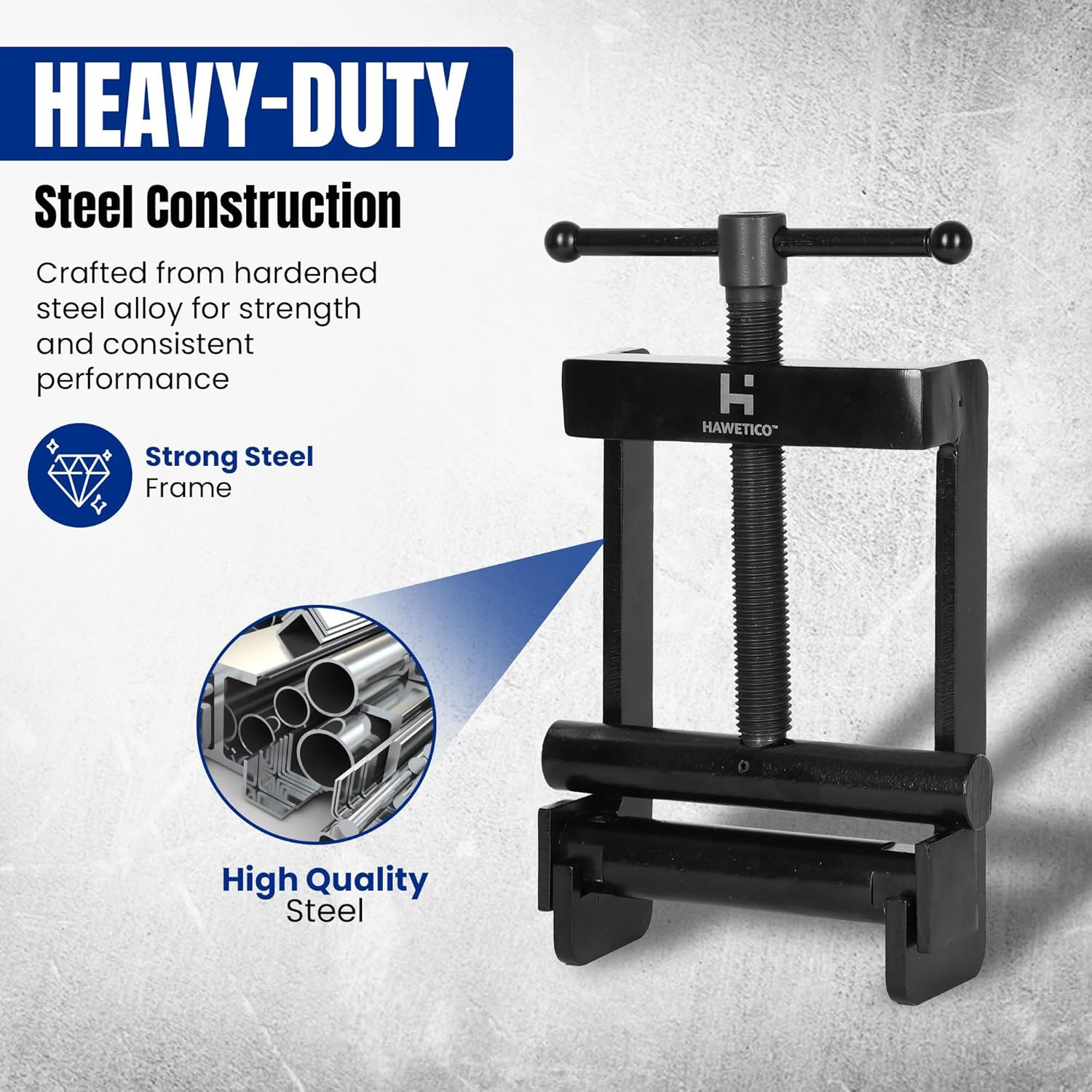 Heavy-Duty Pipe Squeeze-Off Tool for Plastic Tubing 0.63–2.5 in (16-63 Mm) Shut-